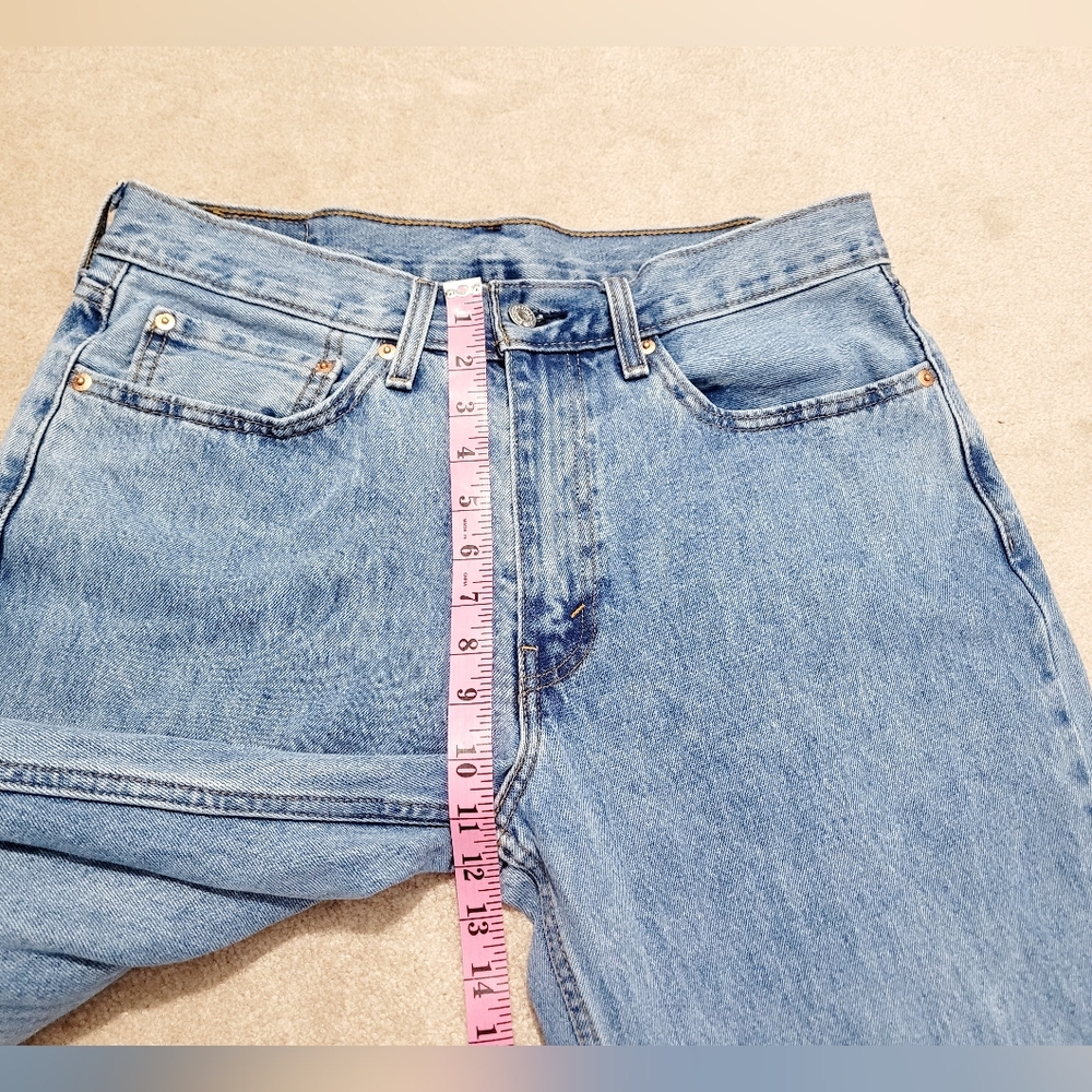 Levi’s 550 Relaxed Fit Jeans Men’s W34 L36 Light Wash 100% Cotton Denim - Picture 8 of 16